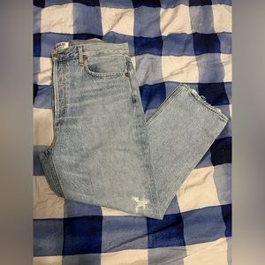 Agolde Light Wash Riley Jeans Sz 31